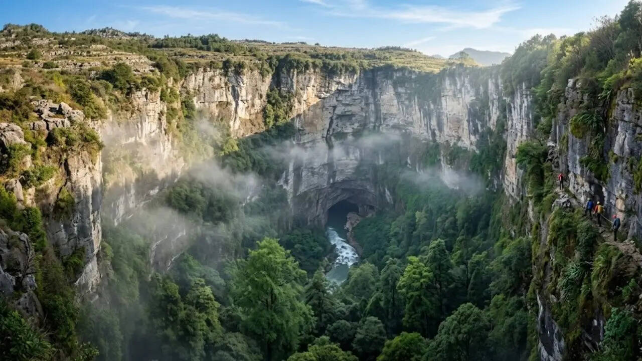 चीन का ‘शेन्योंग झी’: धरती का वो गड्ढा जहां बन गया है अलग मौसम, वैज्ञानिक भी हैरान!